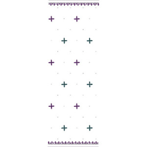 10499 Dupatta Embroidery Design