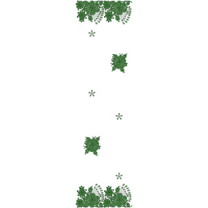 Dupatta Embroidery Design 11012