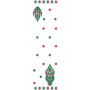 Dupatta Embroidery Design 11014