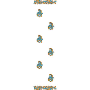 11155 Dupatta Embridery Design
