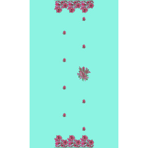 11543 Dupatta Embroidery Design