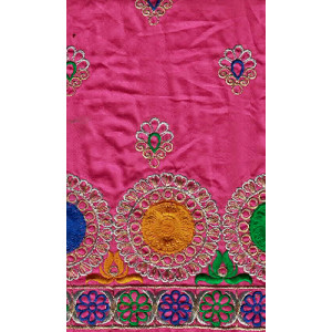 Colorful Scarf Embroidery Design 12458