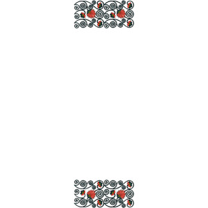 CutWork Scarf Border Embroidery 12460