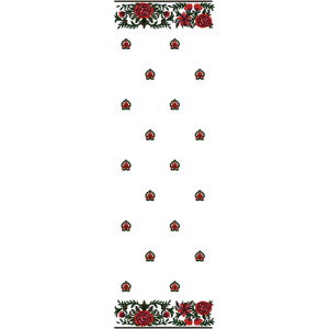 Dupatta Embroidery Design 12461