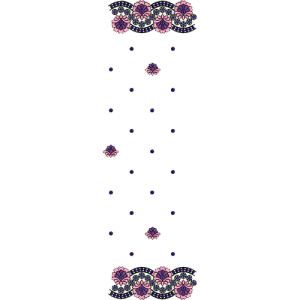 Dupatta Embroidery Design 12666