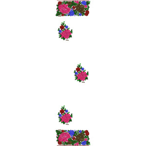 Dupatta Embroidery Design 13127