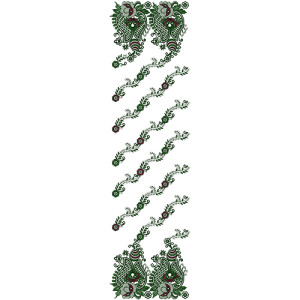 Dupatta Embroidery Design 13130