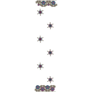 Dupatta Embroidery Design 13686