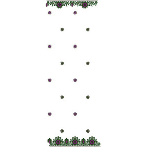 Dupatta Embroidery Design 13691