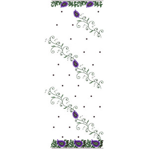 Dupatta Embroidery Design 13692