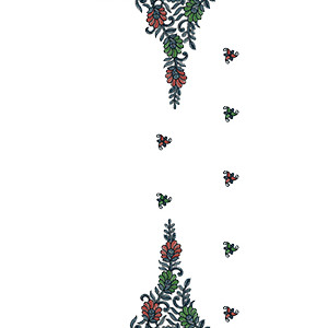 Dupatta Embroidery Design 13723