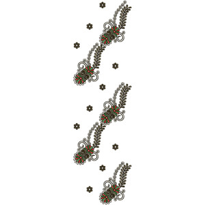 Best Embroidery Dupatta Design 13872