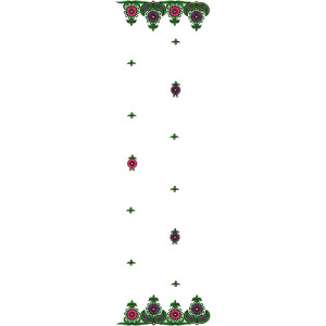 Attractive Dupatta Embroidery Design 14140