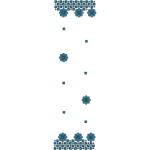 Border Embroidery Dupatta Design 14143