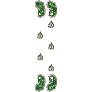 High Quality Suit Embroidery Design 14469