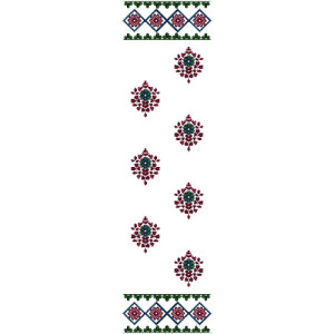 Greatest Embroidery Dupatta Embroidery Design 15012