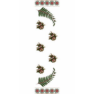 Best Embroidery Machine Dupatta Embroidery Design 15023