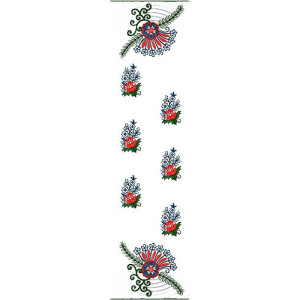 Dupatta Embroidery Design 15026