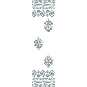 Kashmiri Scarf Embroidery Design 15715