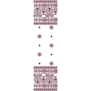 Africal Folk ART Embroidery Design 15754