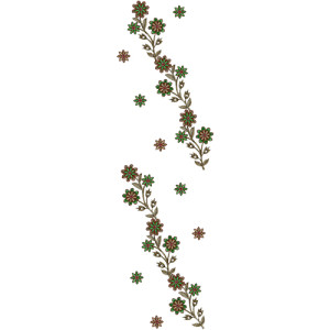 Low Range Dupatta Embroidery Design 15755