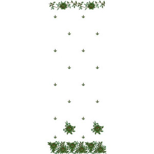 Scarf Dupatta Embroidery Design 15869