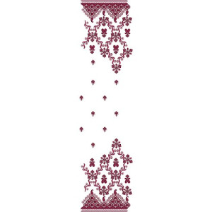 Awesome Looking Dupatta Embroidery Design 16382