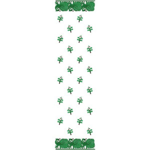 Peacock Border Dupatta Embroidery Design 16411