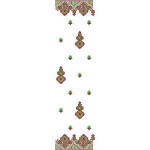 Dupatta Embroidery Design 19712