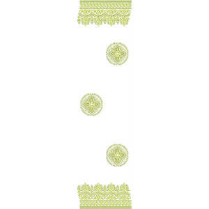 Dupatta Embroidery Design 20415