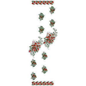 Dupatta Embroidery Design 20686