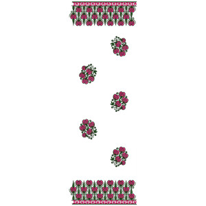 Dupatta Embroidery Design 20687