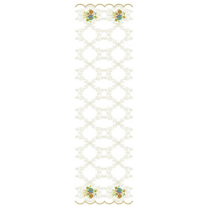 Dupatta Embroidery Design 24018