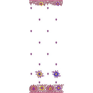 Stole | Scarf | Dupatta | Sequins Embroidery Design