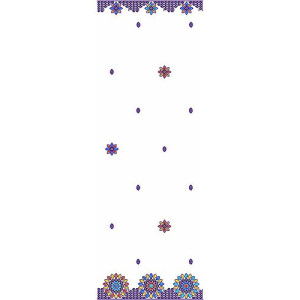 Chanderi Dupatta Sequins Embroidery Design