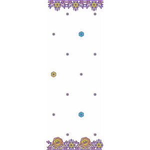 Embroidery Scarf | Sequins Embroidery Design