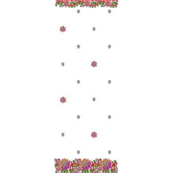 Angora Scarf | Dupatta | Embroidery Design