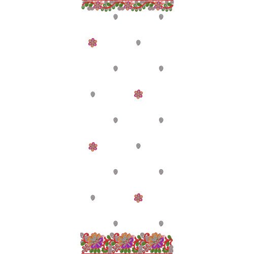 Angora Scarf | Dupatta | Embroidery Design