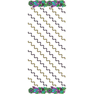 Sequins Laheria Border Dupatta Scarf Embroidery Design