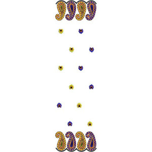 Paisley Embroidery Design Dupatta | Scarfs Scarves