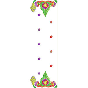 Personalized Embroidery Scarf Design