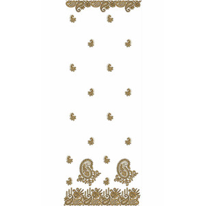 Wedding Scarf Embroidery Design