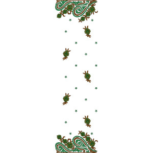 8880 Scarf Embroidery Design