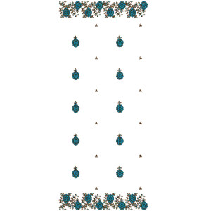 8885 Scarf Embroidery Design