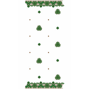 8886 Scarf Embroidery Design