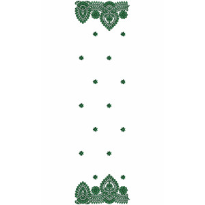 9055 Scarf Embroidery Design