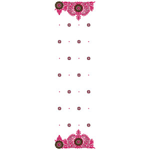 9056 Scarf Embroidery Design