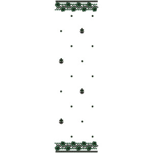 9263 Scarf Embroidery Design