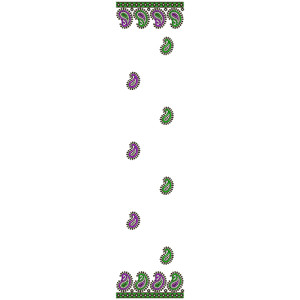 9269 Scarf Embroidery Design