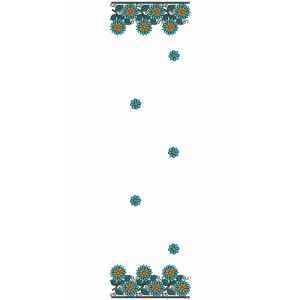 9322 Scarf Embroidery Design